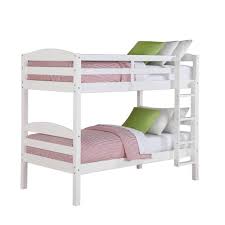 Small bunk beds save even more space. Better Homes Gardens Leighton Wood Twin Over Twin Bunk Bed White Walmart Com Walmart Com