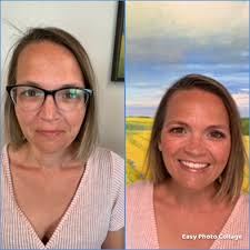 We are thrilled to offer our More than a Makeover patient support program  again! Here, you can see two of our patients learning how to apply makeup  as well as their before