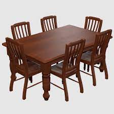Just like you gave it its second life. Dining Table Furniture Wood Finish 3d Model