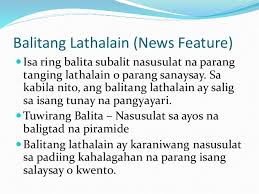 Hindi hinayaan bcnhs, napatid sa football championship mula sa ang bagiw 2017 halimbawa ng balitang isports. Unang Araw Balita Isports Editoryal Lathalain