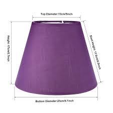 Besides adding beauty to a lamp, the right lampshade diffuses light for perfect illumination that's easy on the eyes. Lampshades Floor Lamp Shade Light Cover 5x9 1x6 7 Inch Purple Walmart Canada