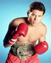 For his remarkable performance in the he holds records for most successful consecutive defenses of world titles (27), most title fights (37). Boxrec Julio Cesar Chavez