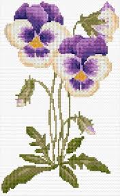 14 count black fabric for cross stitch 25*25 cm. Ann Logan 10 Free Patterns Online Pansies 5248