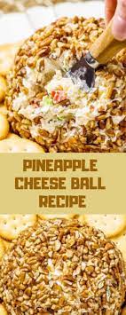 Pineapple Cheese Ball Delicious Kraft Recipes Cheese Ball Kraft Recipes Cheese Ball Recipes