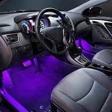 Car Interior Led Strips In 2021 Custom Car Interior Purple Car Affordable Luxury Cars