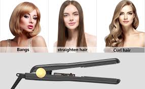 If you want more volume, heat the root of your hair first and hold the iron perpendicular to the. Amazon Com Landot Professional Flat Iron Hair Straightener 1 Inch Ceramic Tourmaline Ionic Straightening Irons Straightens Curls With Adjustable Temp For All Hair Types Anti Frizz Dual Voltage Health Personal Care
