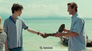 Call Me By Your Name Oscars Won Elio Shaking The Statue S Hand After Asking Oliver For Truce Your Name Movie Good Movies Film Stills