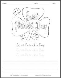 Like the sun or a simple house, they are very easy to color and should bring joy to your little ones in their simplicity. Free Printable Shamrock Coloring Sheet For St Patrick S Day Student Handouts