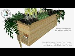 It usually happens in situations where nobody is present. Self Watering Square Foot Garden Youtube
