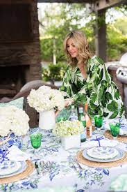 The pots and pans won't be washed. Find Party Themes Ideas Tips For Your Next Special Gathering Green Tablescape Green Table Settings Dinner Party Summer