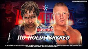 Wrestlemania 32 Dean Ambrose Vs Brock Lesnar Brock Lesnar Dean Ambrose Wrestlemania 32