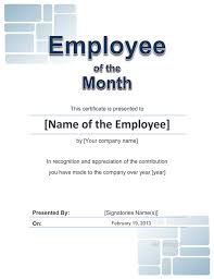 Select a certificate template word. Employee Award Cetificate Free Template For Word