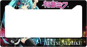 Hatsune Miku Auto Car Frame Collage License Plate Frame A Https Www Amazon Com Dp B07f6r2vjr Ref Cm Sw R Pi Car Frames Framed Collage License Plate Frames