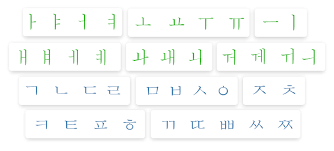 Hangul is the official alphabet of the korean language and it's used in both south and north korea. Korean Alphabet Hangul Interactive Audio Pronunciation Different Character Styles Include Handwriting Mnemotechnics