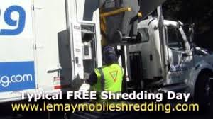 Shredding provided courtesy of the city of federal way. Community Shred Events Lemay