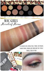 Mac Girls Mischief Minx Palette Swatches Review Eotd Mac Makeup Mac Makeup Foundation Girls Eyeshadow