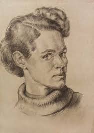 Self Portrait in Roll Neck Sweater 1940