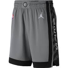 Taking visual cues from the legendary artist, the basquiat's iconic crown motif can be found on the shorts and is a representation of kings county, and his signature is placed on the bottom of the jersey. Brooklyn Nets Jordan Brand Charcoal Black 2020 21 Association Edition Performance Swingman Shorts