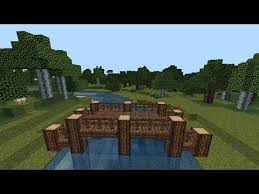 Minecraft Tutorial Wooden Bridge Minecraft Tutorial Minecraft Houses Minecraft Architecture