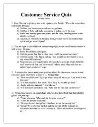 Challenge them to a trivia party! Customer Service Quiz Fill Online Printable Fillable Blank Pdffiller
