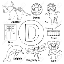 Lol 6 years ago try to make everything better please!! Vector Cute Kids Animal Alphabet Letter D Set Of Cute Cartoon Illustrations Coloring Page Royalty Free Cliparts Vectors And Stock Illustration Image 114903655