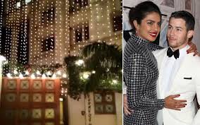 November 29, 2018 8:57am est. Priyanka Chopra Nick Jonas Wedding Desi Girl S Home All Lit Up Shehnai Bajne Mein Ab Der Nahin