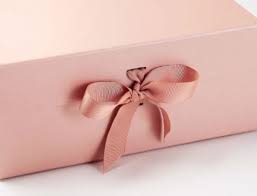 Add to favorites more colors 200 yards personalized screen print custom logo polyester ribbons for decoration gift box packaging purecottonpacking 5 out of 5 stars. Rose Gold Xl Luxury Gift Box With Ribbon The Little Shop Of Boxes The Little Shop Of Boxes Ltd