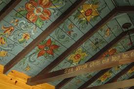 Where you have a great looking natural wood, don't paint your beams at all, but for other types a good tip is to paint horizontal beams the same color as your wall treatments. 27 Painted Ceiling Ideas