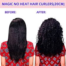 How can i get my hair straight without the use of direct heat? Buy Ensbelei 28 Pcs Hair Curlers Styling Kit Hair Curlers Magic Hair Roller Heatless Wave Style With 2 Pieces Styling Hooks For Extra Long Hair Most Kinds Of Hairstyles 20 Cm Assorted