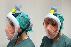 La plongée est un sport pour observer et admirer les fonds marins. Le Masque De Plongee Decathlon Transforme En Masque De Protection Par La Vub Le Soir