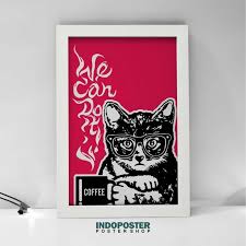 Segera miliki hiasan dinding berkualitas tinggi dari kayu dan. Jual Poster Hiasan Dinding Motivasi Kopi We Can Do It Cat Coffee Indoposter A4 30x20cm Terbaru Juni 2021 Blibli