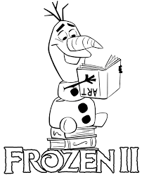 Learn how to draw with simple worksheets, line art and drawings. Frozen Ii Coloring Page With Olaf Topcoloringpages Net