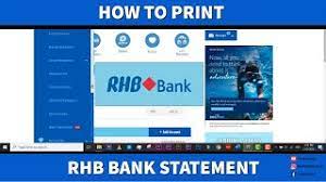 Customers can check account balance, make bill payment, transfer funds, reload prepaid balance, redeem rewards, view transaction history, receive account. How To Download Online Bank Statement Rhb Bank Youtube