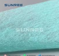 Baby Adult Diaper Acquisition Distribution Layer High Loft Green ADL  Nonwoven Fabric