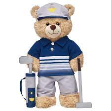 Golf Set 5 Pc Teddy Bear Doll Teddy Bear Pattern Bear