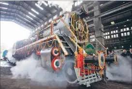 Long-forgotten steam loco brought to ...