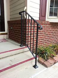 Usa built, not for surface mount. Diy Iron X Handrail Picket 2 Fits 2 Or 3 Steps Outdoor Stair Railing Railings Outdoor Iron Railings Outdoor