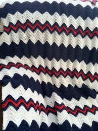 Black And White Chevron Crochet Blanket Use This Pattern But Make It In Black And White Crochet Ripple Afghan Crochet Ripple Crochet Blanket Afghan