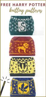 Free Harry Potter Knitting Patterns Hogwarts Hats 2020 Orgu Projeleri Hogwarts Cift Orgu