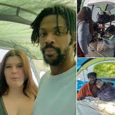 This homeless couple has sparked intense criticism online after saying they  have no plans to get a job, because they are "too smart for that" They've  even set up a GoFundMe to