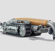 Robot for cleaning small, confined spaces in non-ATEX zones ...