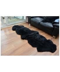 Teppich, fell imitat, fell teppich. Schwarz Doppel Schaffell Teppich Teppich Naturwolle Weichen Fell