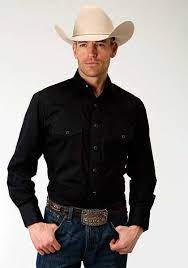 Cowboy Black Shirt Silver Steer Western Shirts Cowboy Outfits Men In Tight Pants