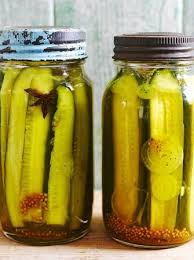 Easy Pickled Cucumber Recipe Jamie Magazine Recipes Recipe Cucumber Recipes Pickling Recipes Pickling Cucumbers
