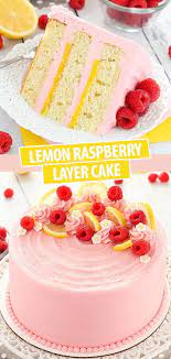 Lemon Raspberry Layer Cake Easy Homemade Lemon Cake Recipe Recipe Homemade Lemon Cake Recipe Raspberry Cake Recipes Lemon Cake Recipe