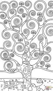 See more of supercoloring.com on facebook. Tree Of Life By Gustav Klimt Super Coloring Klimt Art Klimt Gustav Klimt