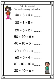 En total hay 42 personas en la fiesta. Calculo Mental Suma De Decenas Y Unidades Imagenes Educativas