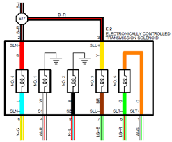 Valve body layout a340e, a340f. Toyota A340e A341e