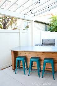 outdoor kitchen island build plans