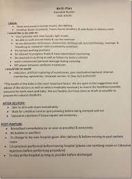 Downloadable Birth Plan Template Free Editable One Page Birth Plan Template Best Of Butler Party Of 3 Our Birth Plan Thoughts On C Section In 2020 Birth Plan Template Birth Plan Birth Plan Examples